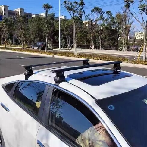 Aluminum Roof Rack Cross Bars Compatible with Toyota Corolla Sedan E210 2018-2026 Anti Theft Crossbars Rooftop Storage Cargo Luggage Carrier Without Roof Rail 2PCS Black in Saudi Arabia