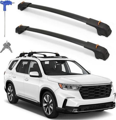Roof Rack Cross Bars Compatible with Volkswagen VW Tiguan 2018-2026 (Not for Limited) & Taos 2022-2026, Aluminum, Adjustable, 300lbs, Folding Hook, Anti-Theft Lock Roof Rack for Rooftop Cargo Carrier in Saudi Arabia