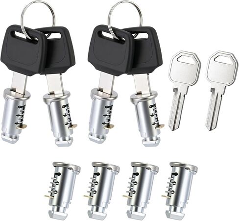 Zarique 8 Pack Keyed Lock Cores, Replacement Cylinders for Bike Racks, Roof Racks, Cargo Boxes, Ski Racks, and Rack Towers, Compatible with Thule One-Key System Lock Cylinders in Saudi Arabia