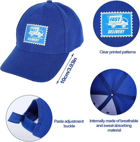 Mailman Costume for Kids Includes Mail Carrier Vest Hat Canvas Bag Mailman Pass Cards and Envelopes for Postman Career Day in Saudi Arabia