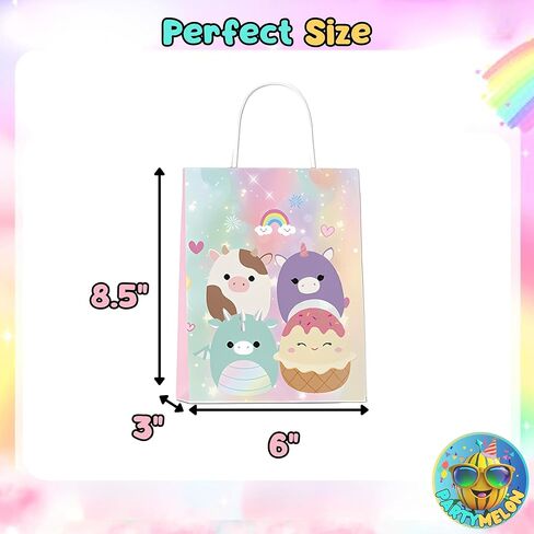16 Pcs Cute Animals Gift Bags for Kids Party Supplies Birthday Decorations Baby Shower in Saudi Arabia