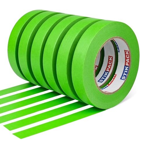 6 Rolls Black Painters Tape 0.94" x 55 Yards, Automotive Masking Tape, Paint Tape for Multi-Purpose, Painting, Painter's, DIY Crafts Arts Decoration Labeling No Residue, Easy Removal in Saudi Arabia