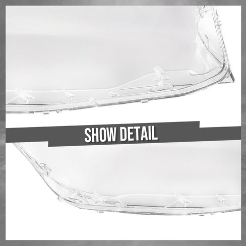 G-PLUS Headlight Lens Cover Compatible with BMW 5 Series G30 G31 G38 2017-2020 Fit BMW 520i 530i 540i 550i 2016-2019 63117214962, 7214962 Left Side Front Headlamp Lens Cover Clear in Kuwait