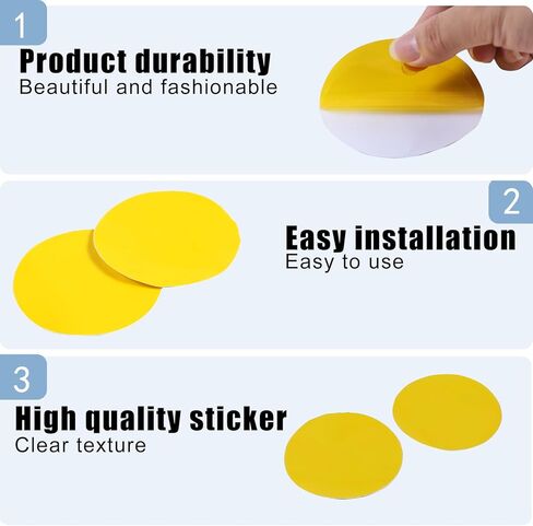 HAPPYHORSE Front Fog Light Trim Film Compatible with Subaru Crosstrek 2023 2024，Front Bumper Fog Light Lamp Vinyl Yellow Transparent Film，Front Fog Light Transparent Sticker Protective Accessories in Kuwait