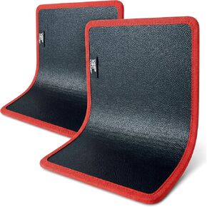 2 Pack Magnetic Tool Mat, 40 lbs Magnetic Tool Holder, 9.8" × 12.9" Heavy Duty Flexible Non Slip Tool Organizer with PVC Protection for Garage, Workshop & Auto Repair, Red in Saudi Arabia