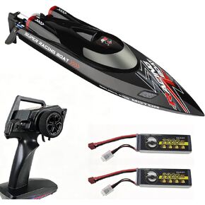 YUCT WLtoys WL916 Brushless RC Boat, 35MPH Fast Racing Boat for Pool & Lake, 18'' with 3S Power, Self-Righting, Water Cooling and Two 2200mAh Batteries in Saudi Arabia