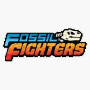 Fossil Fighters Retro Pixel Art Dinosaur Fossil Logo Video Game Style Design 5" Magnetic Bumper Sticker in Saudi Arabia