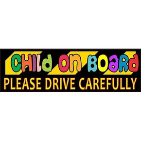 StickerTalk Child on Board Magnet, 10 inches by 3 inches in Kuwait