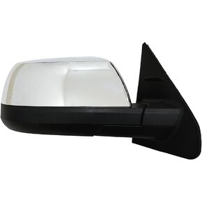 Fit for Toyota Tundra 2014-2019 Chrome Door Mirror Assembly Power Heated Glass with Signal Light and Blind Spot with Memory and Power Folding 18 Pins Right Passenger Side RH in Saudi Arabia