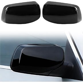 TOPUS زوج أغطية مرايا جانبية لسيارات BMW 5 6 Series 525i 528i 530i 535i 545i 550i 645ci 650i (2003-2007 E60 E61)(2004-2007 E63 E64) قبعات مرآة الرؤية الخلفية بنمط OE القديم 51167078359 51167078360 ألياف الكربون in Kuwait