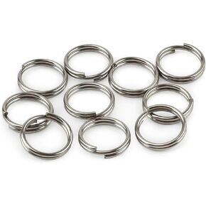 10Pcs Titanium Alloy Key Ring, EDC Outdoor Small Tool Key Ring Accessories, Mini Connector Key Rings for Jewelry Making Necklaces Bracelet Earrings, 10mm, Multicolor in Saudi Arabia