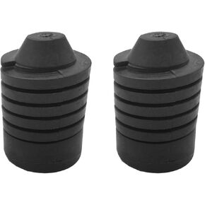 2 PCS Car Bumper Damping Rubber Pad, Rubber Shock Absorption Noise Reduction Bumper Buffer, Hood Stop Block Modification Accessories, Universal for Most Vehicles (Black) in Saudi Arabia