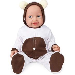 Vollence 23 inch Full Body Silicone Baby Dolls That Look Real,Real Platinum Doll Bald,Soft Lifelike Newborn - Girl in Saudi Arabia