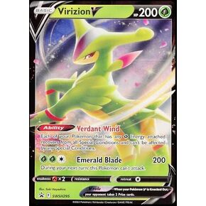 Pokemon - Virizion V - SWSH295 - Black Star Promo Single Card in Kuwait
