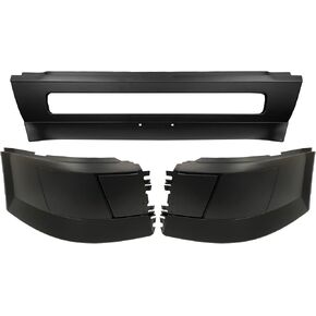 3-Piece Bumper Set Without Fog Light Cut-Outs Compatible with Volvo VNL 2004–2015 | Driver, Passenger & Center in Saudi Arabia