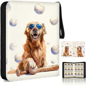Baseball Card Binder 9-Pocket - Holds 990 Cards, Card Album with 55 Removable Pages, Fits Soft Sleeves, Protects & Organizes Sports TCG Cards, Ideal for Collectors, Game Day, Trading, Display & Gifts in Saudi Arabia
