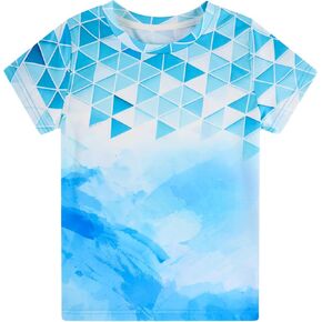 ADUKIDE Boys Novetly T-Shirt Kids 3D Graphic Shirt Short Sleeve Crewneck Tees Size 5-14T in Saudi Arabia