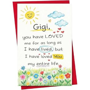 Fathers Day Card from Daughter Son Happy First Fathers Day Birthday Christmas Cards for Dad Father, New Dad Daddy 1st Father's Gifts Card 5.3"x 8" in Saudi Arabia