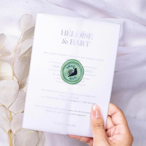 Snails Wax Seal Stamp Sealing Wax Stamps Removable Brass Seal Stamp with Wood Handle for Envelopes Gift Wrap Wedding Engagement Party Invitation in Kuwait
