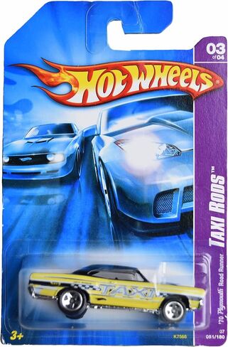 Hot Wheels '70 Plymouth Road Runner - Taxi Rods 3/4 in Kuwait