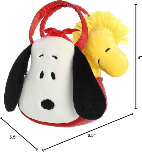 لعبة الحيوانات المحشوة Aurora® Adorable Peanuts® Fancy Pal™ Snoopy - ألعاب مرخصة رسميًا لجميع محبي Snoopy - هدية حنين للبالغين واحتفالات أعياد الميلاد - بيضاء 8 بوصات in Kuwait