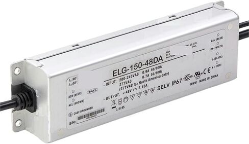 1pcs ELG-150 Waterproof LED Switching Power Supply 3Y 12/24/36/42/48/54(ELG-150-24DA-3Y 24V) in Saudi Arabia