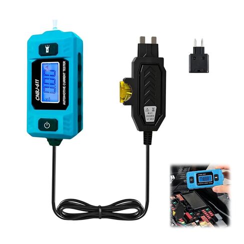 Automotive Fuse Tester Circuit Fault Probe Tester-CNBJ-611 Portable 20A 48V High-Precision Current Tester, Car Fuse Checker with LED Display&Front Lighting(Not Include Battery) in Saudi Arabia