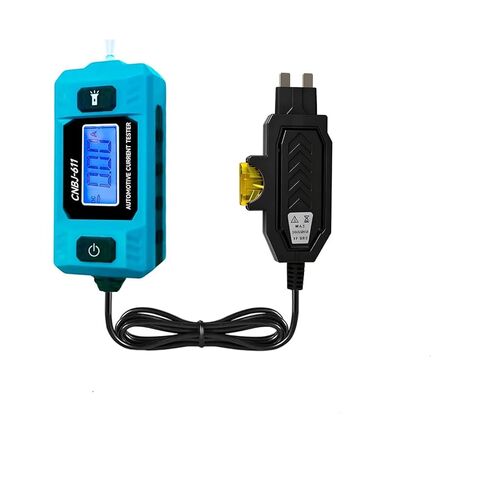 Automotive Fuse Tester Circuit Fault Probe Tester-CNBJ-611 Portable 20A 48V High-Precision Current Tester, Car Fuse Checker with LED Display&Front Lighting(Not Include Battery) in Saudi Arabia