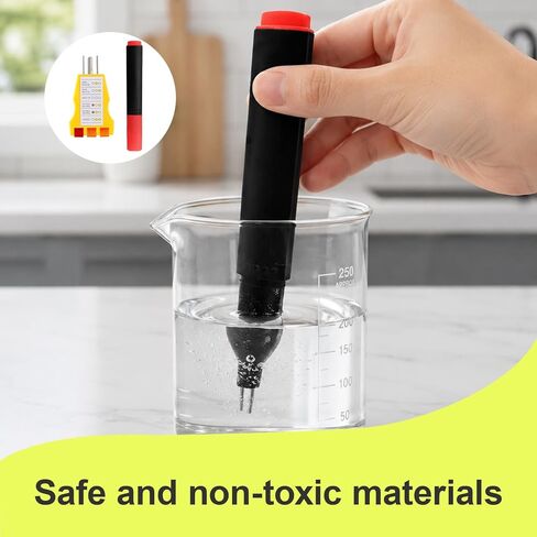 Grounding Tester Kit,Yellow Grounding Tester,Us Standard Outlet Tester,Plug Tester with Conductivity Test Pen,Ground Tool for Mat Pads Sheets Blankets Wristband Accessories in Saudi Arabia