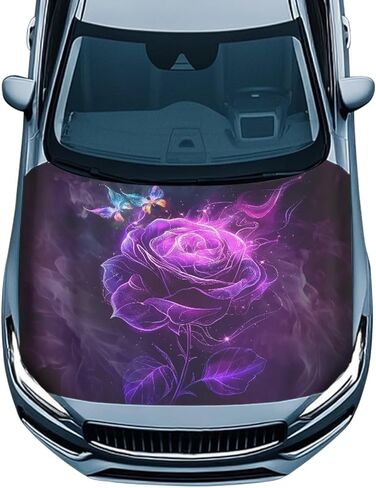 Haitian Flag Car Hood Cover Stretch Polyester Car Hood Cover Removable Automotive Accessories Suitable Most Automotive Sedans Trucks Pickup Sports Cars in Saudi Arabia