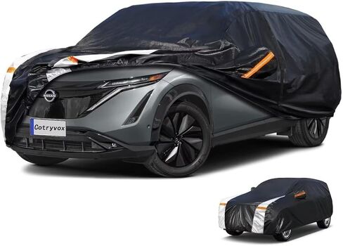 SUV Car Cover for Nissan Ariya (2023-2024) All-Weather Outdoor Waterproof Rain Snow UV Sun Protector Full Exterior Weatherproof,Indoor Car Cover. in Saudi Arabia