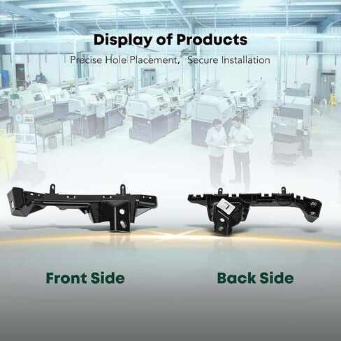 YHTAUTO Front Left Driver Side Bumper Cover Support Compatible with Chevrolet Equinox 2018-2024, Mexico Ramos Arizpe Plant, Plastic Bumper Bracket in Kuwait