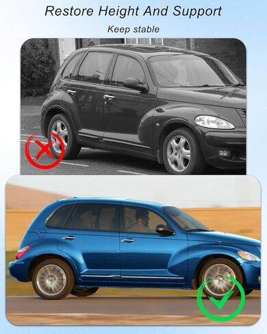 Rear Bump Stops Coil Spring Damper Fit for Chrysler PT Cruiser 2001-2010 Replace AA-5105822, 2 Pcs in Kuwait