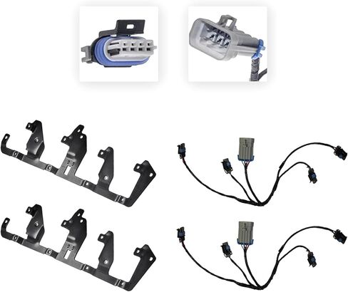 Set of 2 New Herko Automotive Ignition Coil Harnesses and Brackets 12579355 For LS2 LS4 LS7 Engines 2009-2012 in Kuwait