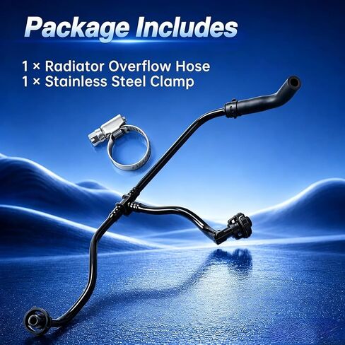 Engine Coolant Breather Pipe, Radiator Overflow Hose, Coolant Expansion Tank Bypass Line Compatible with Audi A4 Allroad 2017-2020 A5 Sportback Quattro 2018-2020 Replace # 8W0121081AN in Kuwait
