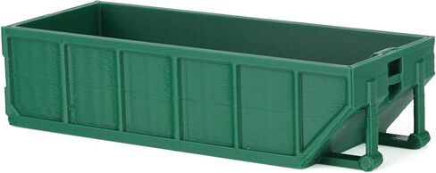1/64 Green 15-Yard Rolloff Dumpster, 3D Printed 64-235-GR in Saudi Arabia