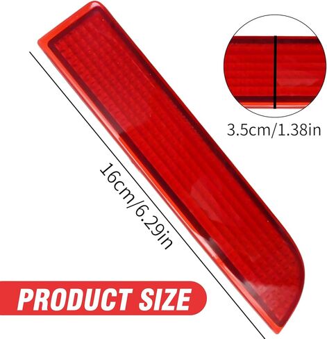 81920-13022 Rear Left and Right Bumper Reflector Replacement Lamp, Replacement for Toyota RAV4 2006-2012, Replaces 81910-13022 in Kuwait