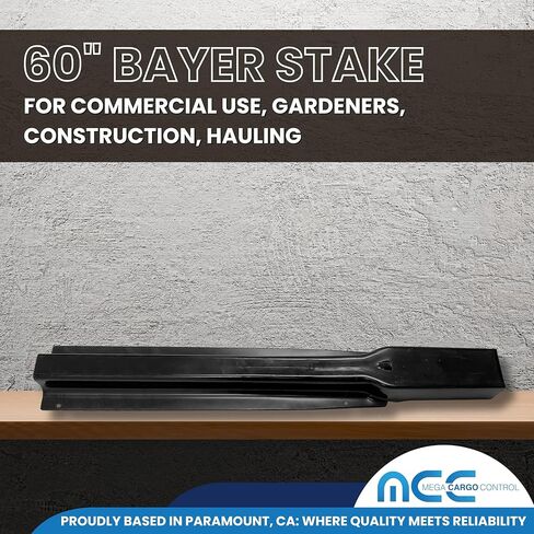 Mega Cargo Control 4 Pack 60" Bayer Hardware Trailer Stakes – Extra Tall Stake Hardware for Stake Body Trucks and Flatbed Trailers in Saudi Arabia