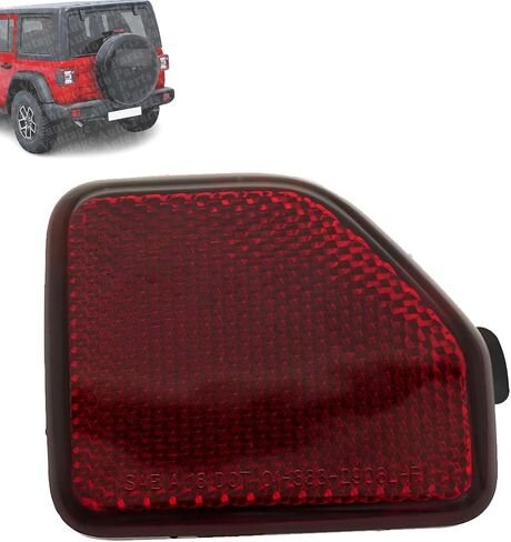 -‎ Rear Bumper Reflector Driver Side Compatible with Jeep Wrangler 2018-2024 | DIRECT REPLACEMENT | 68281937AB | CH1184108 in Kuwait