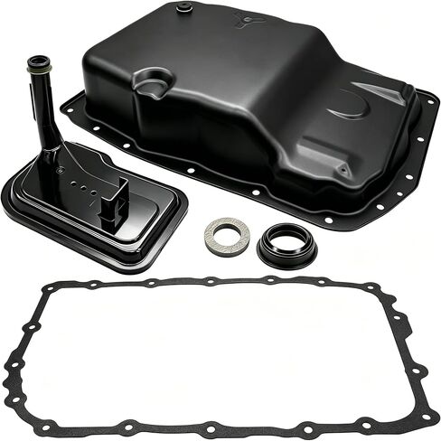 265-582 6L80 6L80E Transmission Oil Pan Kit with Gasket, Drain Plug & Transmission Filter for 2006-2019 Cadillac Escalade Chevy Avalanche Camaro Silverado Suburban, for GMC Sierra Replaces 24222657 in Saudi Arabia