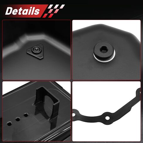 265-582 6L80 6L80E Transmission Oil Pan Kit with Gasket, Drain Plug & Transmission Filter for 2006-2019 Cadillac Escalade Chevy Avalanche Camaro Silverado Suburban, for GMC Sierra Replaces 24222657 in Saudi Arabia