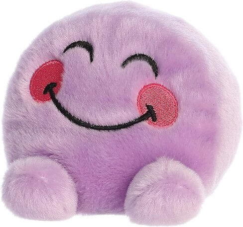 حيوان محشو من Aurora® Vibrant SmileyWorld® Joy Palm Pals™ - تصميمات لافتة للنظر للديكور القديم - ألعاب لغرف النوم وهدايا أعياد الميلاد والاحتفالات - أرجواني 4.5 بوصة in Kuwait