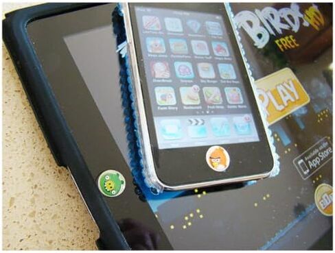 "Home" Button Sticker for iphone/ipad/itouch, Friendly, 6 Stickers in Saudi Arabia