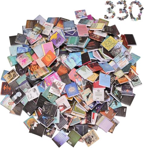 200PCS Book Miniatures Set, Mini Books for Anxiety Bookshelf, Dollhouse Decor, DIY Crafting, Mini House Decor in Kuwait