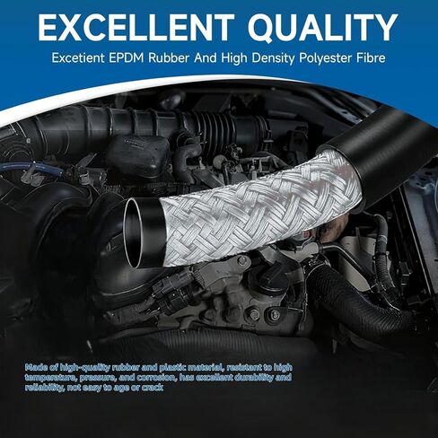 Radiator Coolant Inlet and Outlet Hose 55038022AA 55038022AB Fit for Dodge Durango 3.6 2011-2015 fit for Jeep Grand Cherokee 3.0 Diesel 2016-2019/3.6 2011-2015 in Saudi Arabia
