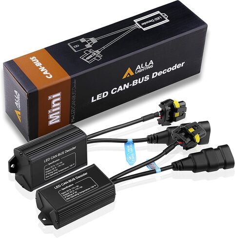 Alla Lighting P20D Base HB3 9005 LED أجهزة فك التشفير يمكن أن حافلة خالية من الأخطاء لمجموعات LED لمبات مضادة للوميض/الوميض in Kuwait