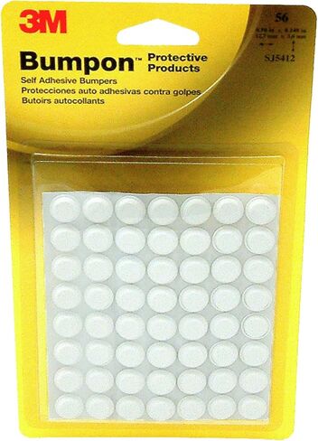 3M Bumpon SJ5376 Clear Bumper/Spacer Pad - Cylindrical Shaped Bumper - 0.315 in Width x 0.11 in Height - 26791 [PRICE is per PAD] in Kuwait