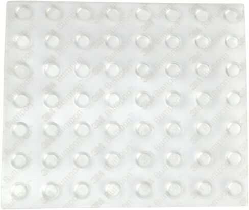3M Bumpon SJ5376 Clear Bumper/Spacer Pad - Cylindrical Shaped Bumper - 0.315 in Width x 0.11 in Height - 26791 [PRICE is per PAD] in Kuwait