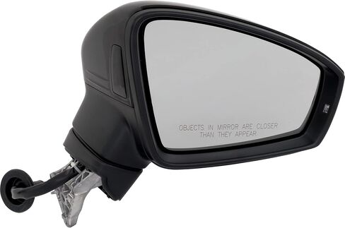 مرآة ساخنة جانبية للركاب من Garage-Pro لسيارة Volkswagen Tiguan 2018-2021 قابلة للطي يدويًا مع ضوء إشارة وشاشة النقطة العمياء؛ بدون ذاكرة ومصباح البركة قابل للطلاء in Kuwait