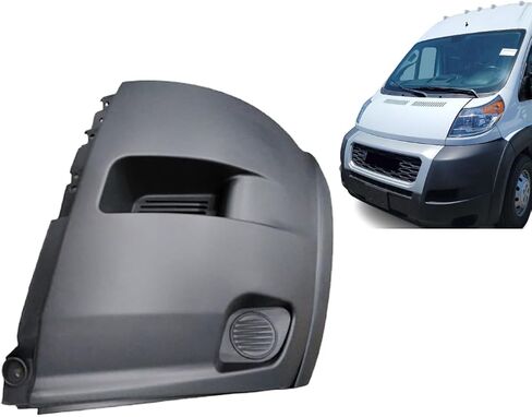 For 2014-2018 RAM Promaster Front Left Bumper Endcap Gray Without Fog Lamp With Trim and Bumper Flare in Saudi Arabia